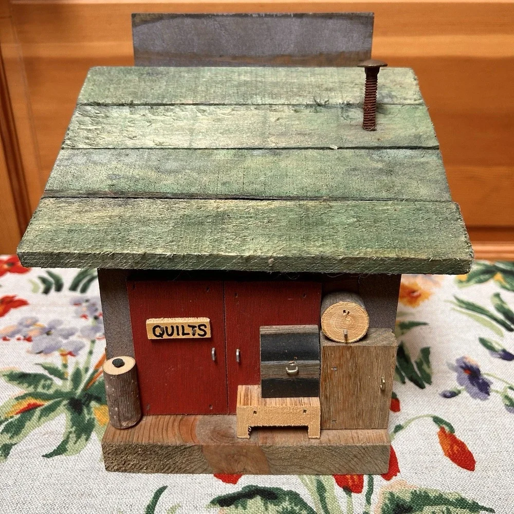 ML Studtman Handmade Birdhouse General Store John Deere Pepsi Rustic Folk Art